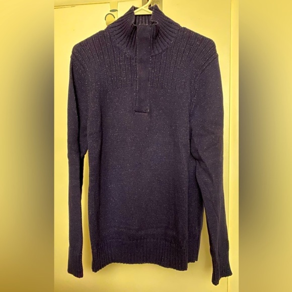 Banana Republic Blue Knot Sweater Men’s Medium - Picture 1 of 5
